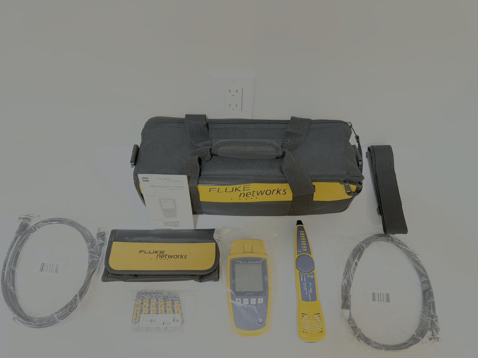 FLUKE NETWORKS MICROSCANNER POE CABLE VERIFIER KIT (MS-POE-KIT) NEW / SHIPS FREE