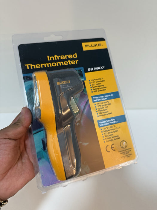 FLUKE 59 MAX INFRARED THERMOMETER (NEW FACTORY SEALED) SHIPS FAST - NEW