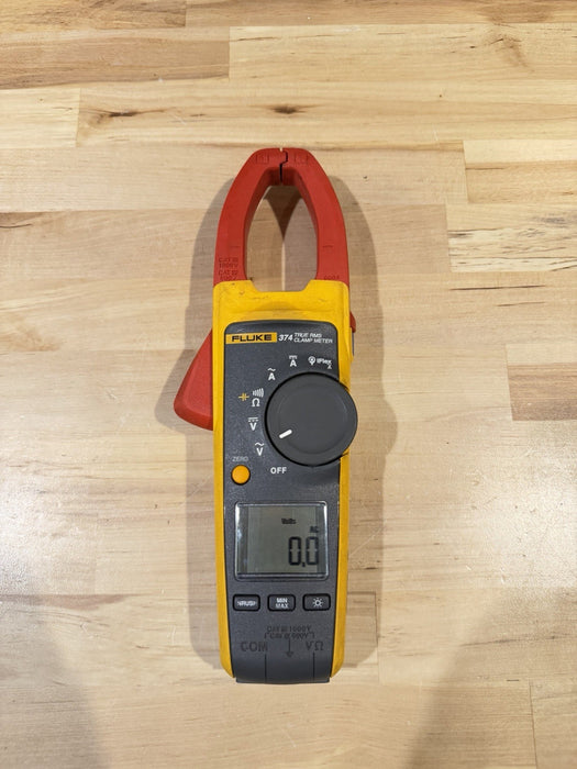 FLUKE 374 TRUE RMS CLAMP METER FOR PARTS