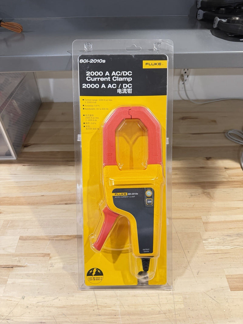 FLUKE 80I-2010S 200 A AC/DC CURRENT CLAMP 2000 A AC / DC (NEW SEALED) SHIPS FAST