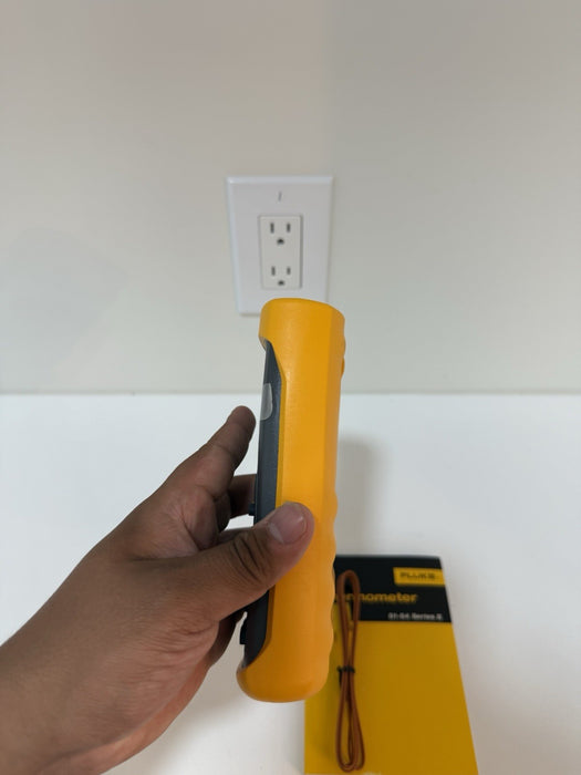 FLUKE 51 II SINGLE INPUT THERMOMETER WITH PROBE & MANUAL TESTED
