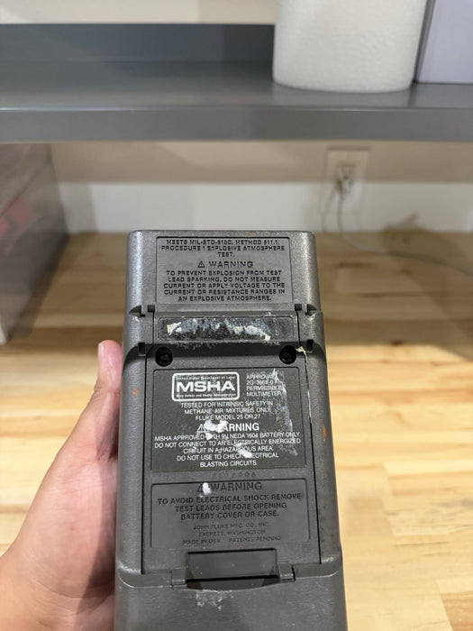 FLUKE 25 MULTIMETER W/ LEADS & CLIPS - SHIPS FAST