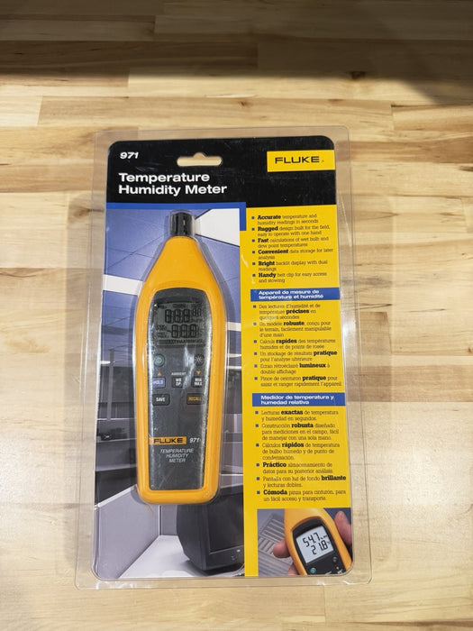 FLUKE 971 TEMPERATURE HUMIDITY METER MFD 2025 NEW