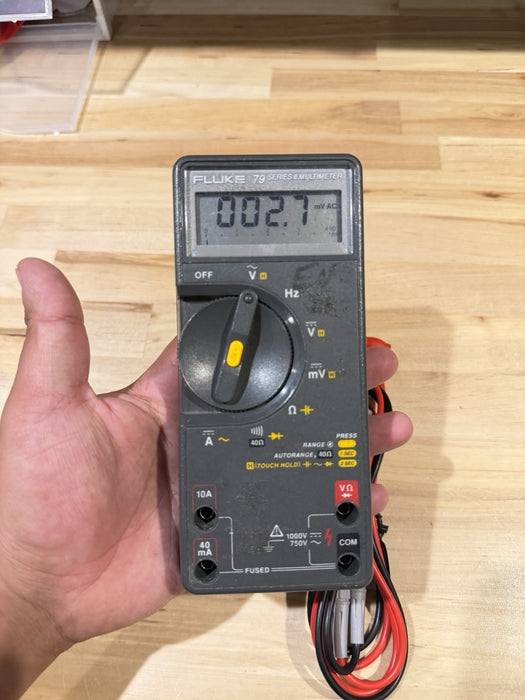 FLUKE 79 SERIES II MULTIMETER W/ LEADS (TESTED) SHIPS FAST