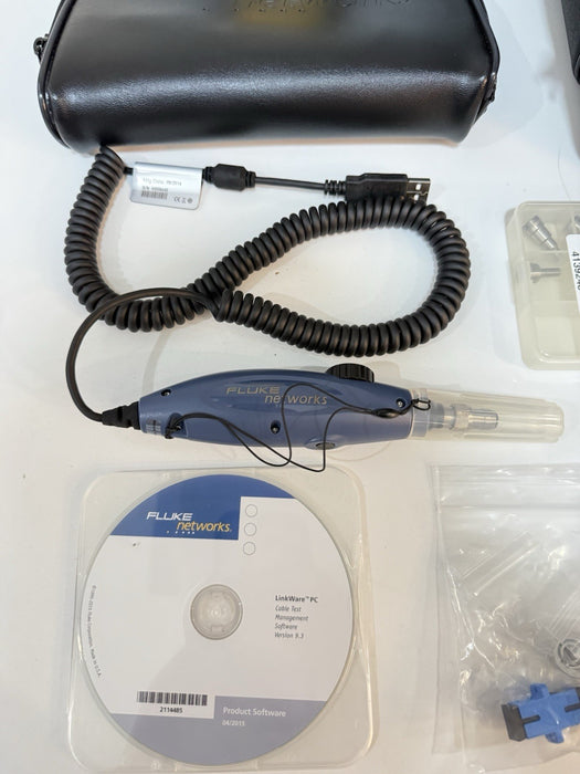 FLUKE NETWORKS VERSIV OPTIFIBER PRO OTDR KIT WITH QUAD OTDR MODULE & ACCESSORIES