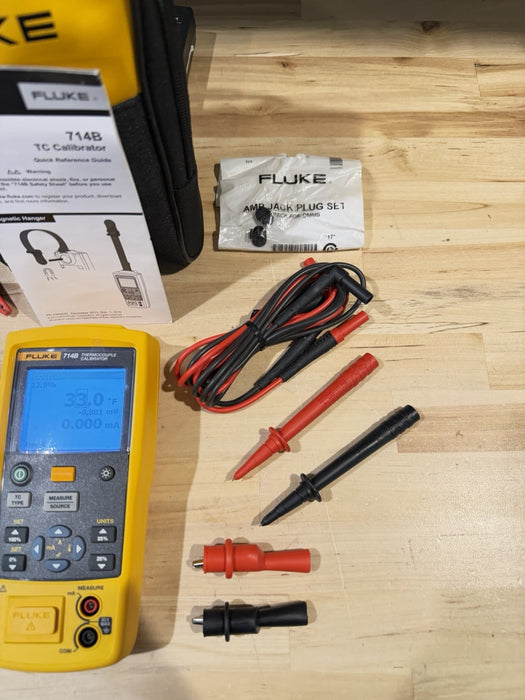 FLUKE 714B THERMOCOUPLE CALIBRATOR (NEW FACTORY SEALED) MFD-2024 (CAL-2024) NEW