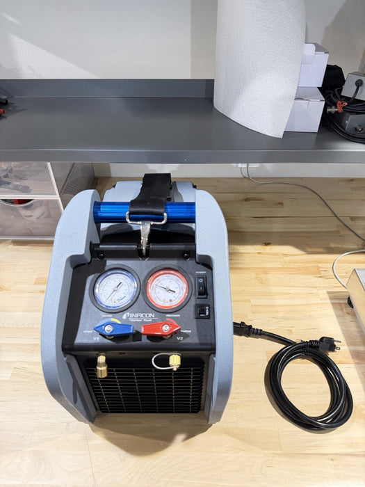 INFICON VORTEX DUAL REFRIGERANT RECOVERY MACHINE 714-202-G1 (TESTED) SHIPS FAST