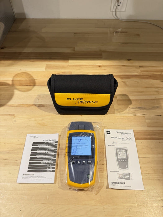 FLUKE NETWORKS MICROSCANNER 2 CABLE VERIFIER TESTER TESTED