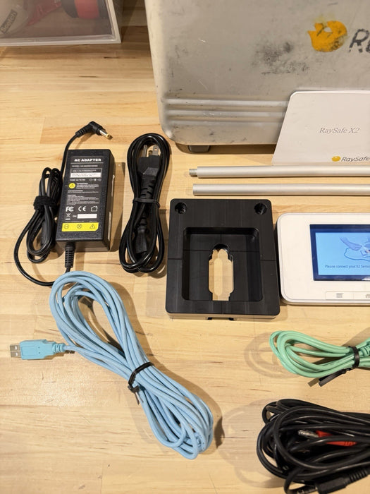 RAYSAFE X2 BASE UNIT KIT W/ SENSORS & ACCESSORIES (TESTED) FREE SHIPPING