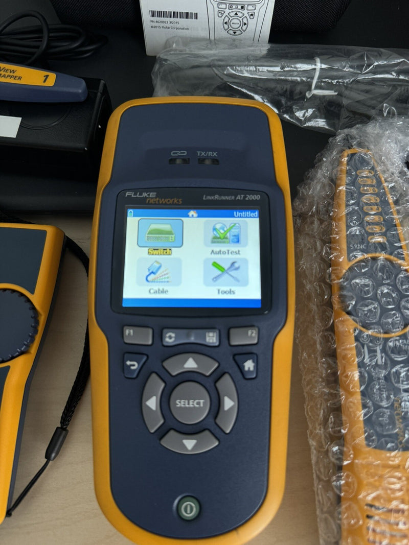 FLUKE NETWORKS LRAT-2000 LINKRUNNER AT-2000 KIT WITH PROBE & TONER