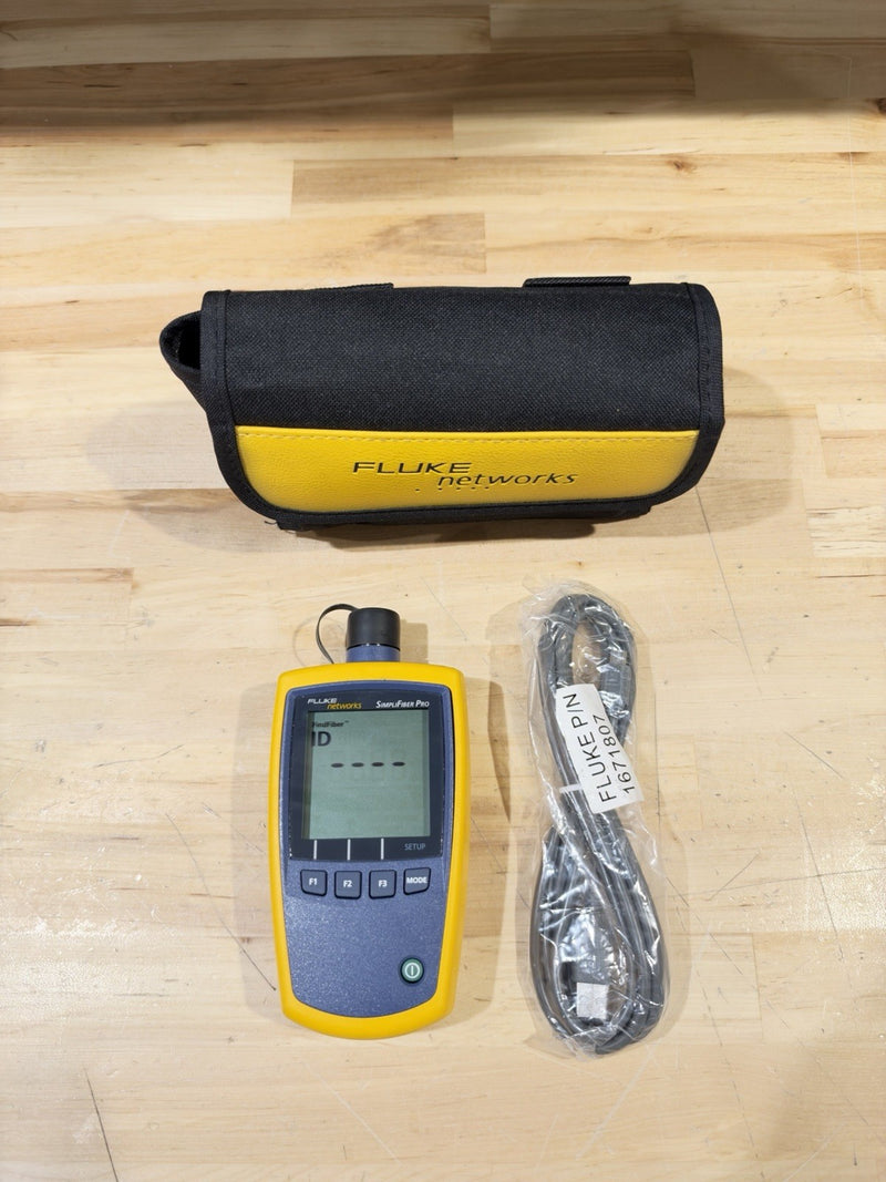 FLUKE NETWORKS SIMPLIFIBER PRO OPTICAL POWER METER (TESTED) SHIPS FAST