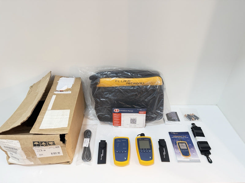 FLUKE NETWORKS FTK2000 SIMPLIFIBER SINGLE MODE 1310/1550NM FIBER VERIFICATION KT
