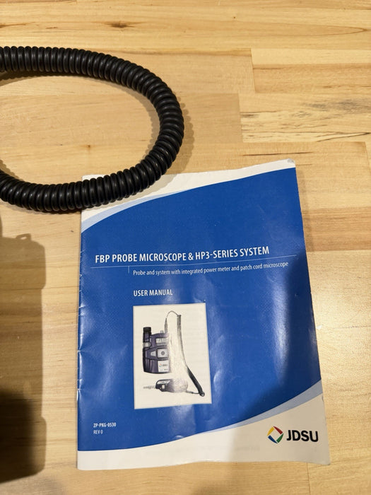 JDSU HP3 & FBP PROBE MICROSCOPE SERIES SYSTEM TESTED