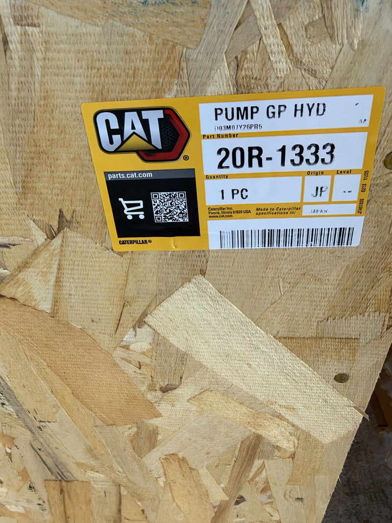 CAT 20R-1333 DOUBLE PISTON PUMP  (NEW SEALED) - GENUINE OEM