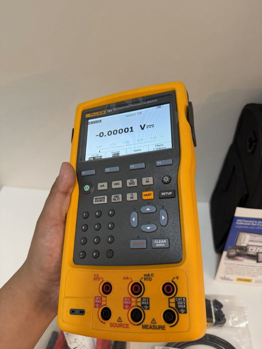 FLUKE 754 DOCUMENTING PROCESS CALIBRATOR WITH ACCESSORIES NEW