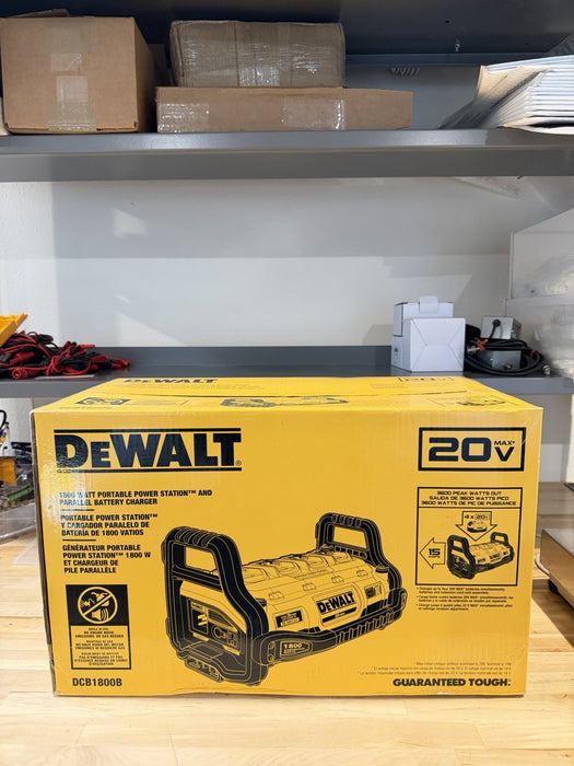 DEWALT DCB1800B 20V 1800 WATT PORTABLE POWER STATION & PARALLEL BATTERY CHARGER