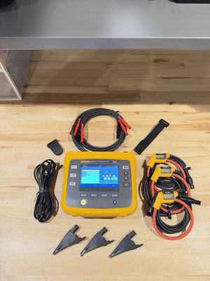 FLUKE 3540 FC 3-PHASE POWER MONITOR W/ ACCESSORIES (TESTED) FREE SHIPPING