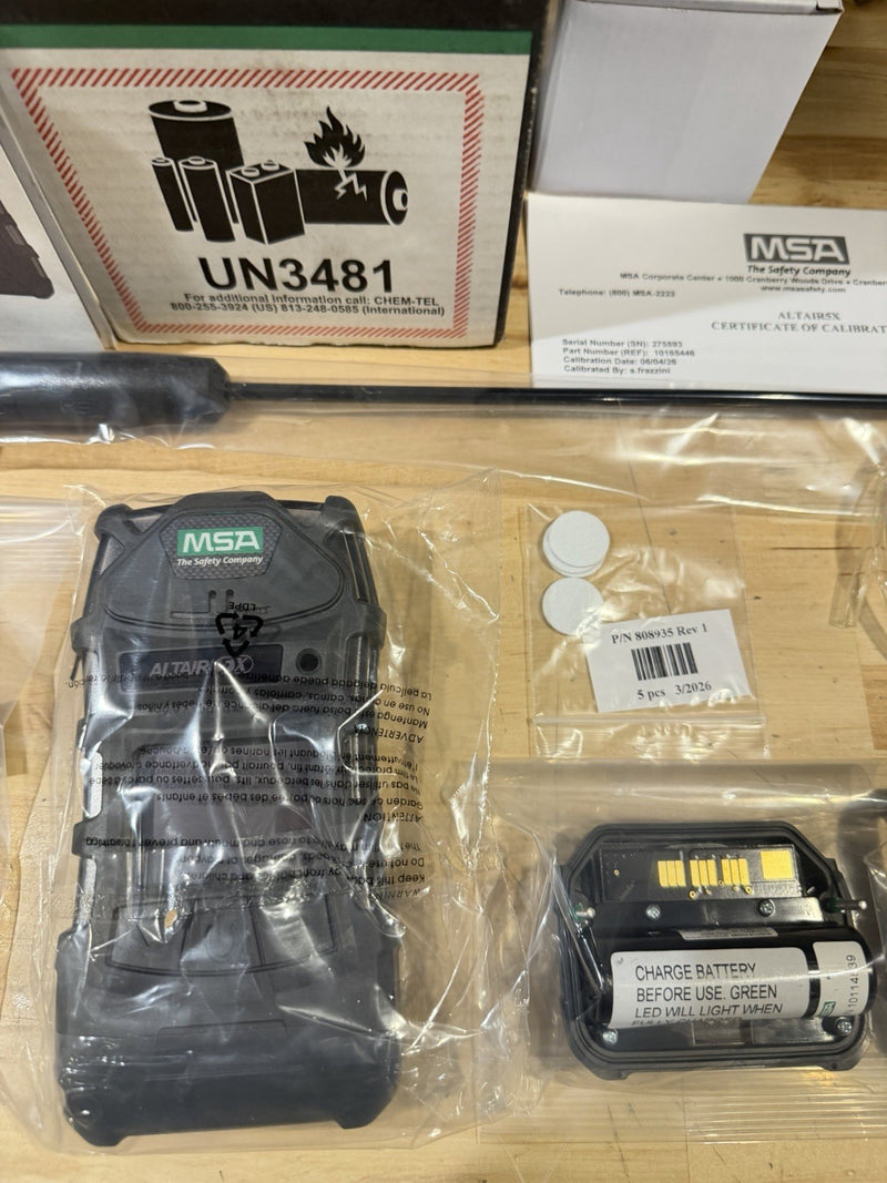 MSA ALTAIR 5X 10165446 MULTIGAS PID DELUXE DETECTOR KIT W/ PROBE KIT -NEW SEALED