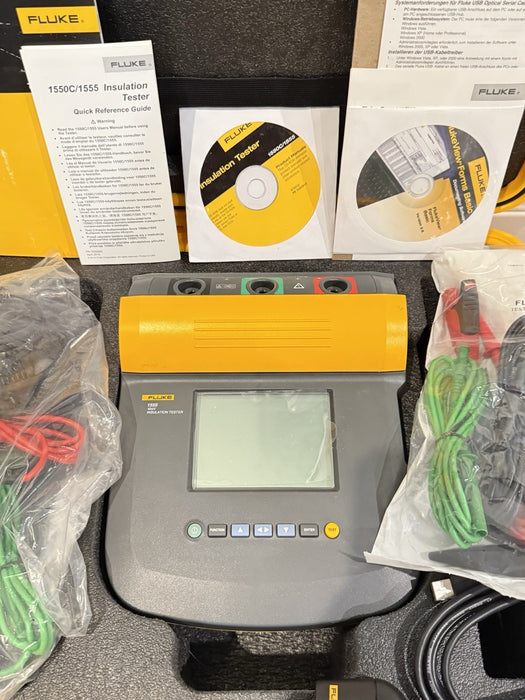 FLUKE 1555 10KV INSULATION TESTER (NEW SEALED) FREE SHIPPING - (TESTED) NEW