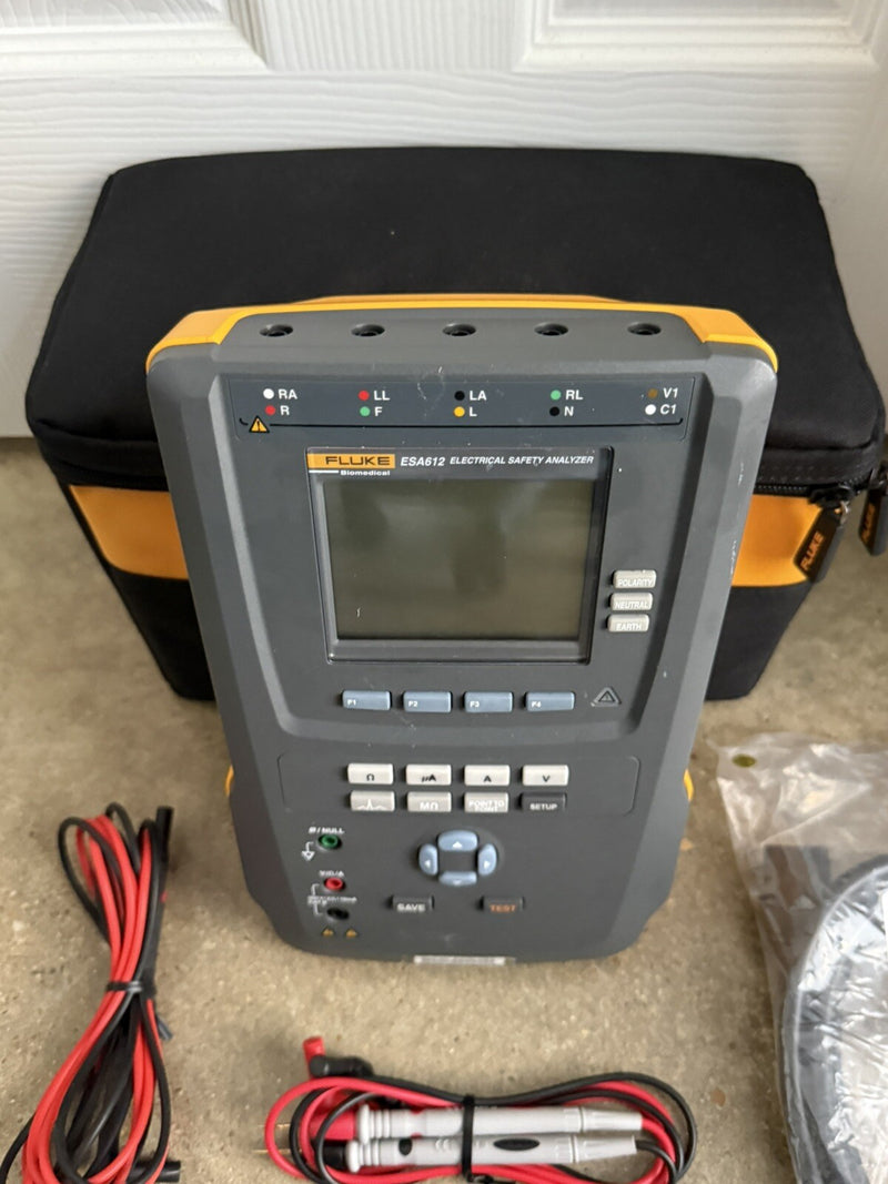 FLUKE BIOMEDICAL ESA612 230V EU ELECTRICAL SAFETY ANALIZER CALIBRATED 2025