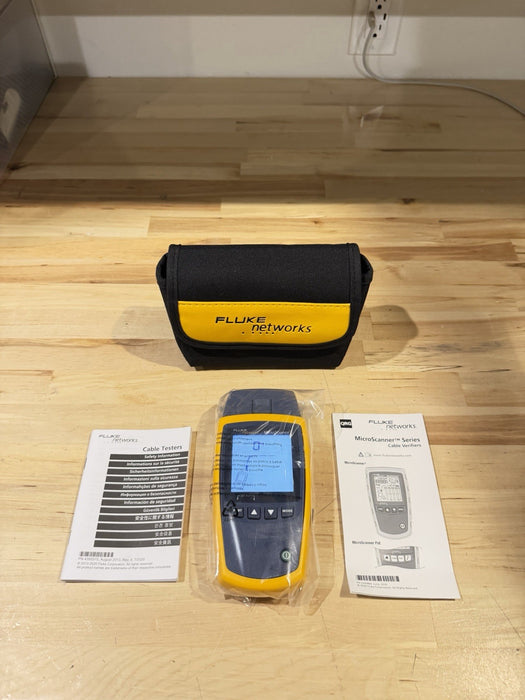 FLUKE NETWORKS MICROSCANNER 2 CABLE VERIFIER TESTER TESTED