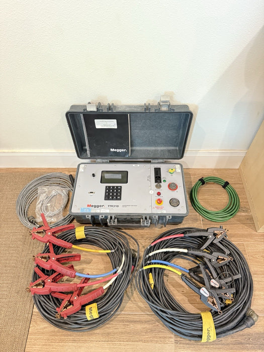 MEGGER TTR310 THREE PHASE TRANSFORMER TURNS RATIO TESTER CALIBRATED 2026