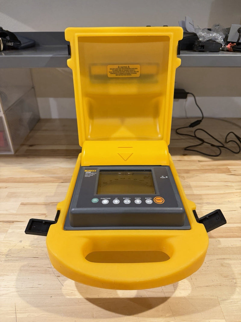 FLUKE 1550B MEGOHMMETER HIGH VOLTAGE INSULATION TESTER W/ LEADS - TESTED