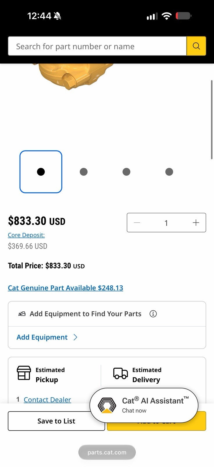 CAT 10R-5480 CYLINDER PACK / NEW SEALED - FREE SHIPPING