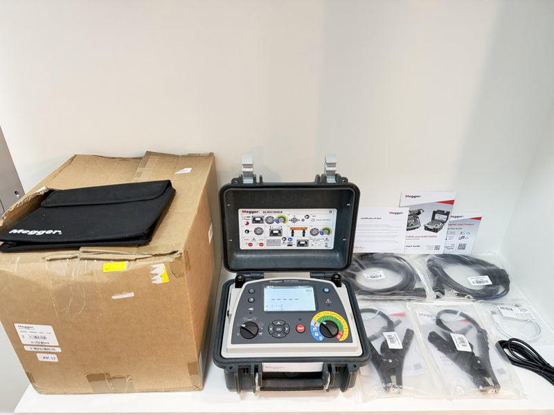 MEGGER DLRO10HDX DIGITAL LOW RESISTANCE OHMMETER KITCALIBRATED 2025