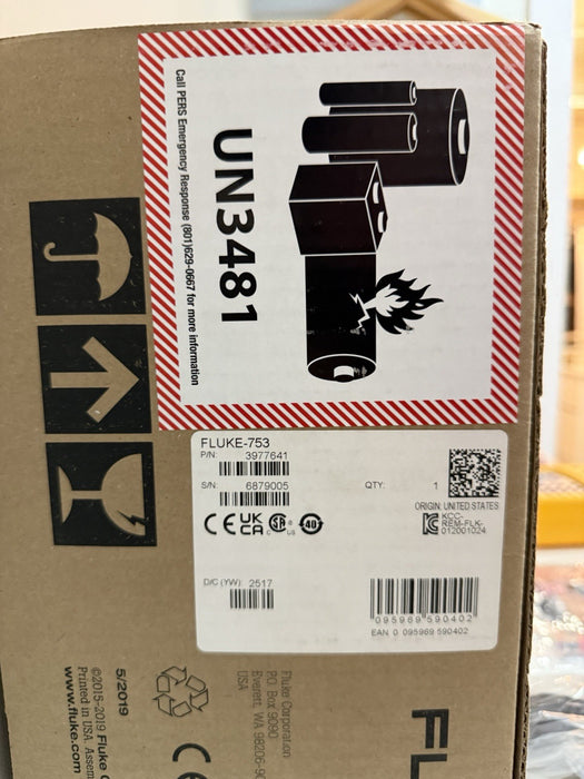 FLUKE 753 DOCUMENTING PROCESS CALIBRATOR NEW SEALED CALIBRATED 2025