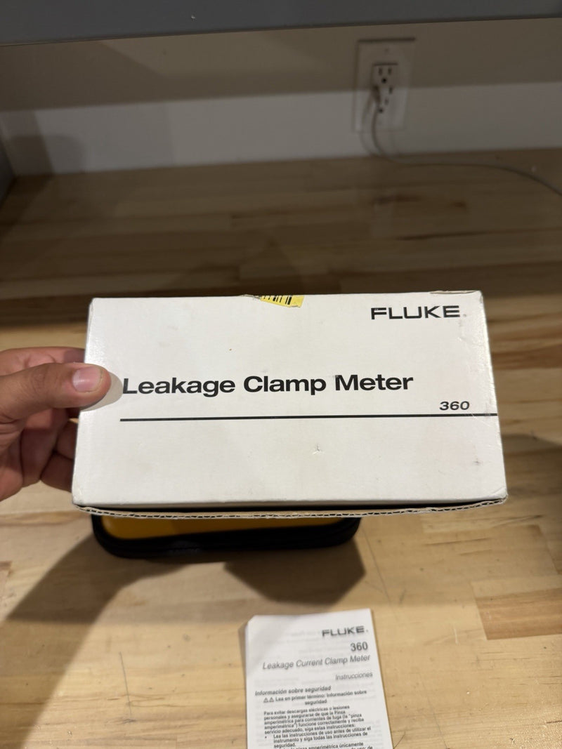 FLUKE 360 AC LEAKAGE CURRENT CLAMP METER TESTED RARE