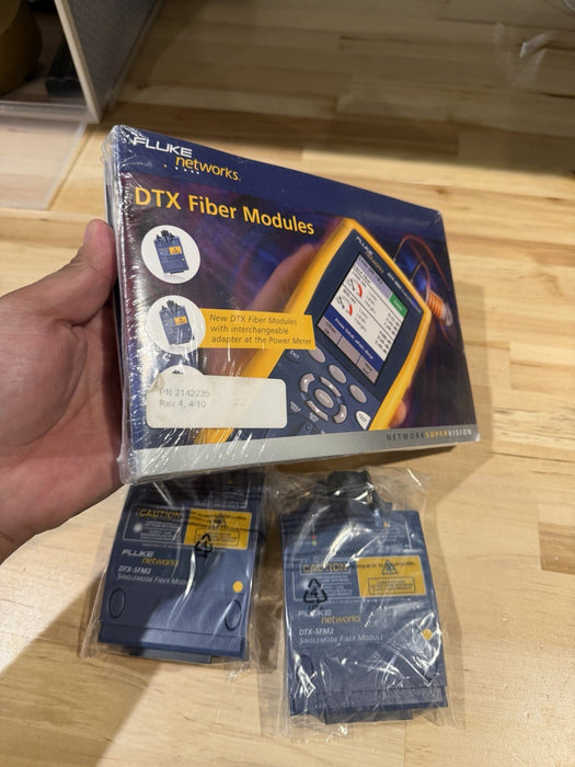 FLUKE NETWORKS DTX-SFM2 FIBER MODULE (NEW SEALED) FREE SHIPPING
