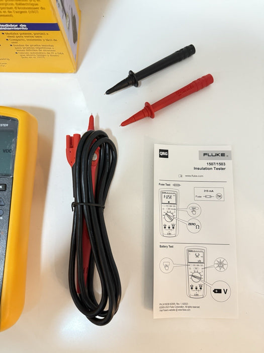 FLUKE 1507 INSULATION TESTED NEW SEALEDCALIBRATED 2025