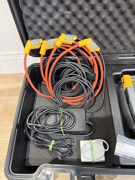 FLUKE 437 II POWER QUALITY & ENERGY ANALYZER WITH ACCESSORIES CALIBRATED 2026