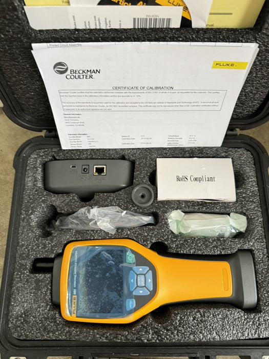 FLUKE 985 AIRBORNE PARTICLE COUNTER QUALITY HVAC IAQ METER NEW