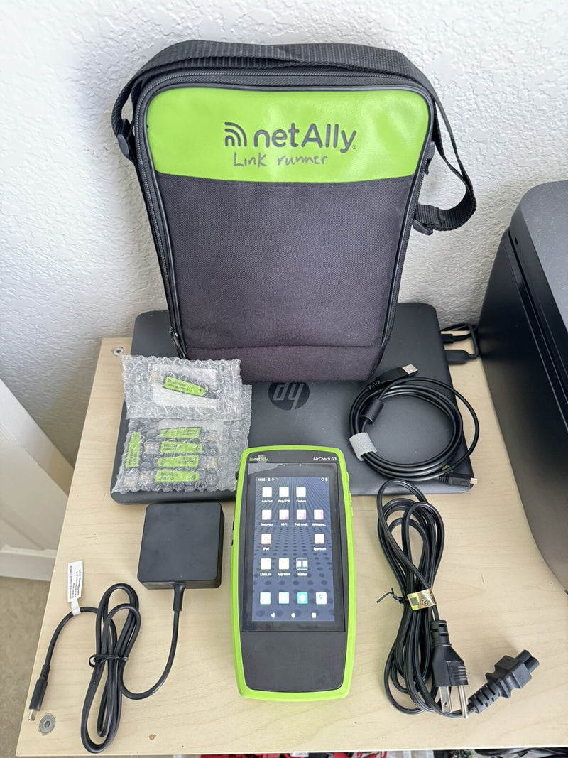 NETALLY, AIRCHECK G3 PRO WIRELESS TESTER KIT WITH 1-6 WIRE VIEW WITHBAG & CABLES