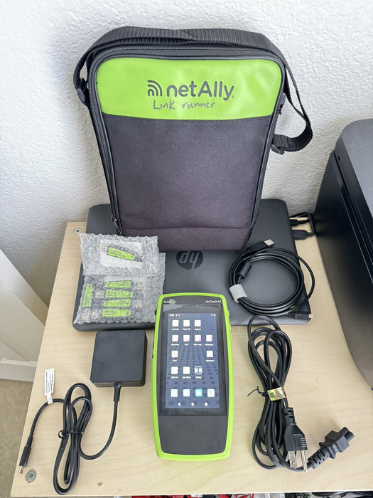 NETALLY, AIRCHECK G3 PRO WIRELESS TESTER KIT WITH 1-6 WIRE VIEW WITHBAG & CABLES