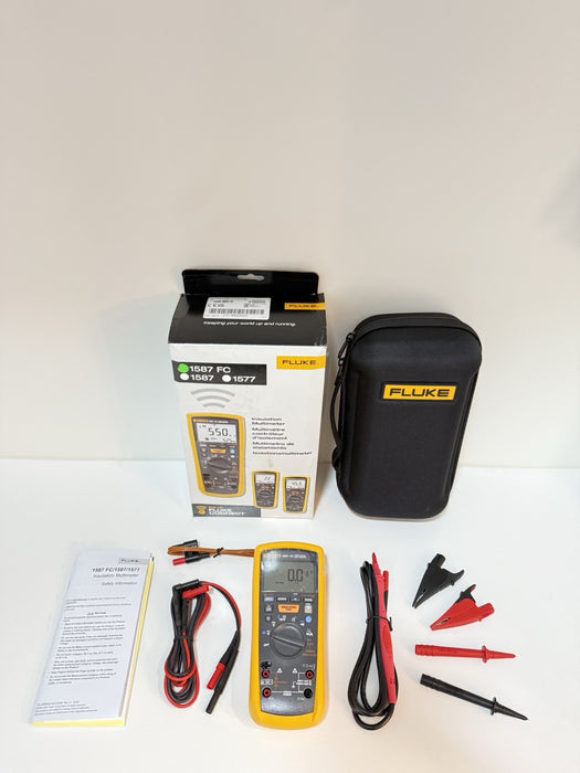 FLUKE 1587 FC 2 IN 1 HANDHELD DIGITAL INSULATION MULTIMETER (FACTORY SEALED) NEW
