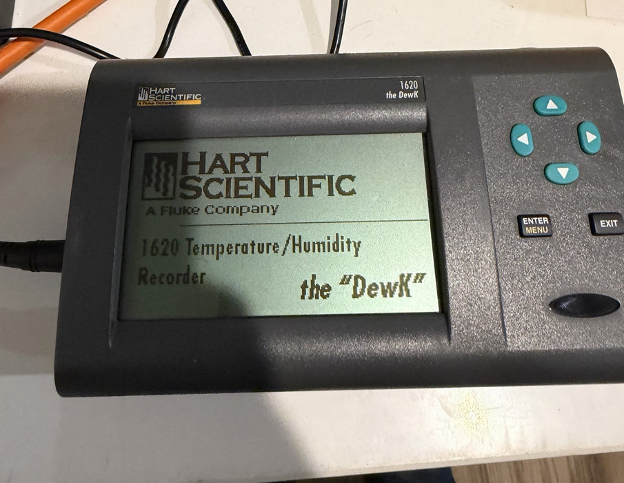 FLUKE HART SCIENTIFIC 1620 DEWK THERMO-HYGROMETER (TESTED) SHIPS FAST