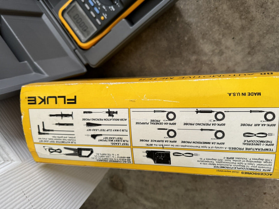 Fluke 88 Automotive Meter Multimeter with RPM and Accessories / SHIPS FAST