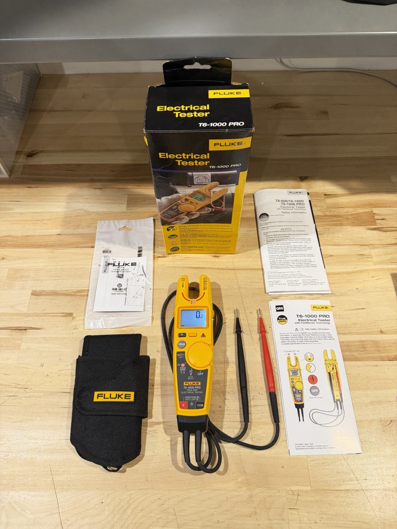 FLUKE T6-1000 PRO ELECTRICAL TESTER FIELDSENSE 1000V AC/DC SHIPS FAST