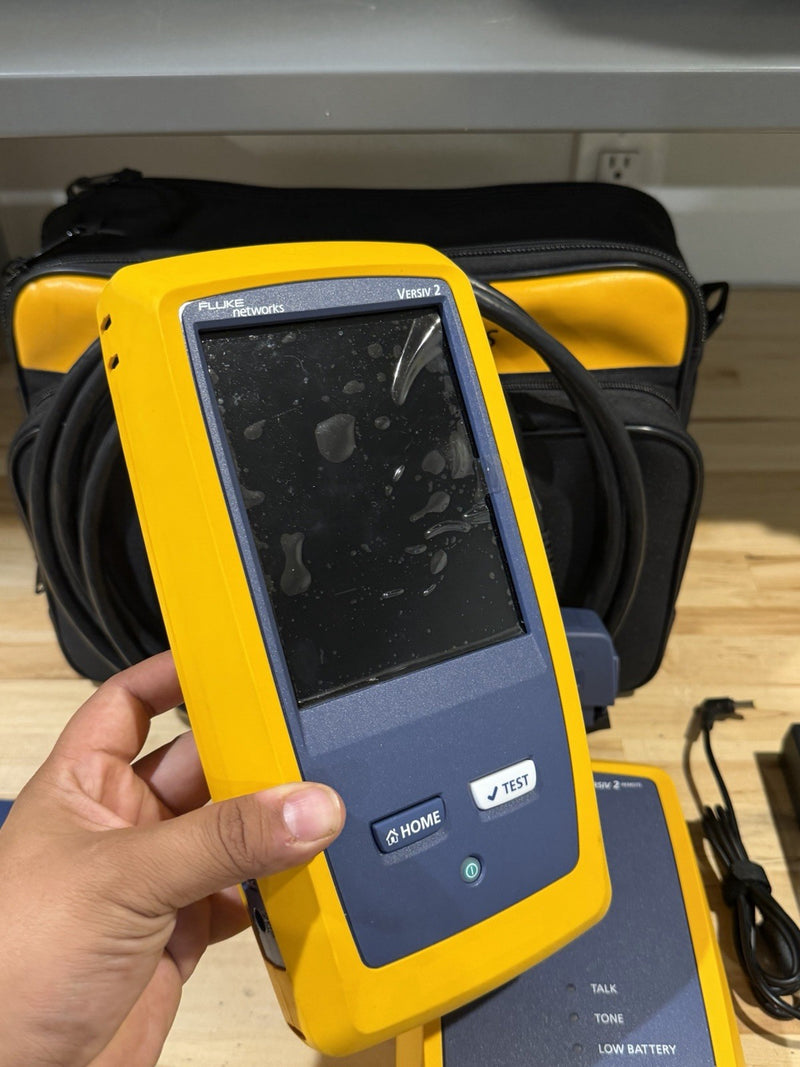 FLUKE NETWORKS DSX2-5000 2 CAT6 CAT6A LAN CABLE CERTIFIER TESTER CALIBRATED 2026