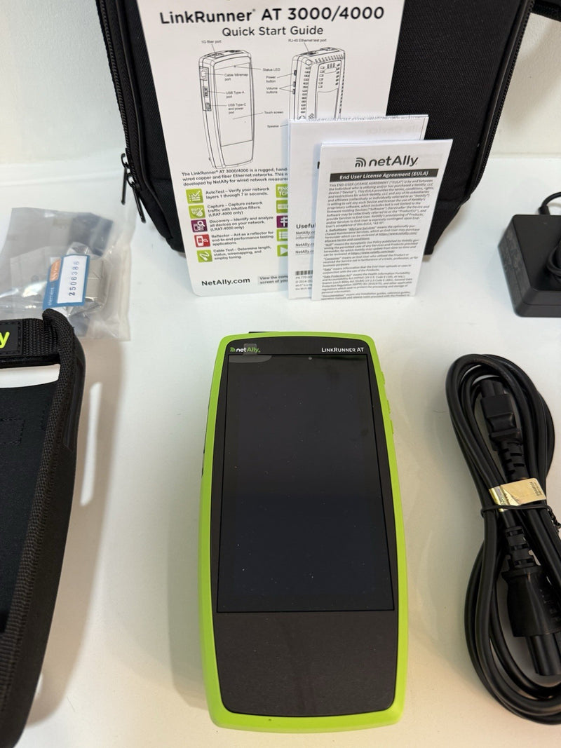 NETALLY LINKRUNNER AT 3000 CABLE TESTER &