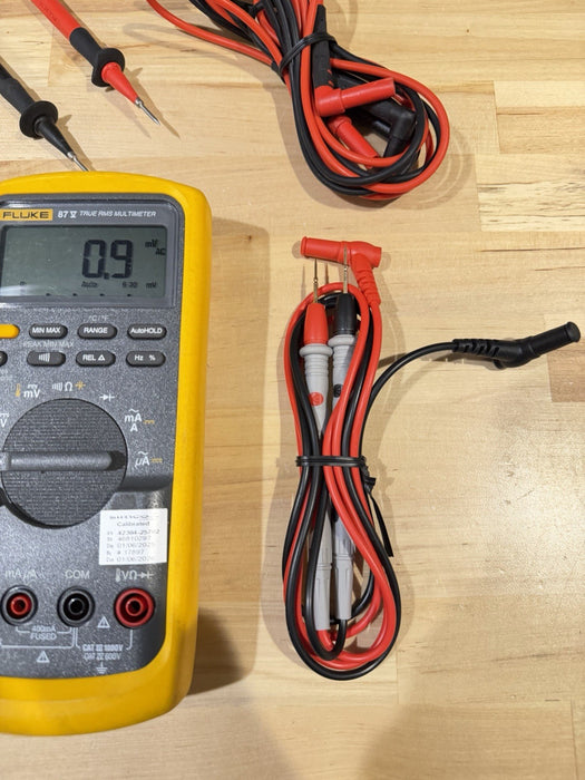 FLUKE 87V E2 INDUSTRIAL ELECTRICIAN COMBO KIT CALIBRATED 2026