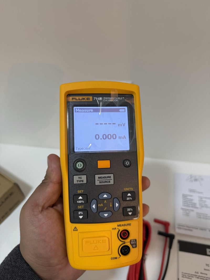 FLUKE 714B THERMOCOUPLE CALIBRATOR MFD 2024 CALIBRATED 2024