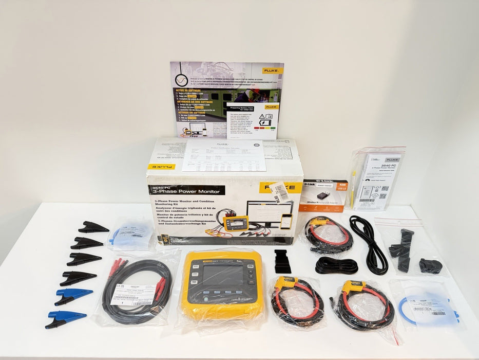 FLUKE 3540 FC 3-PHASE POWER MONITOR KIT (NEW FACTORY SEALED) FREE SHIPPING