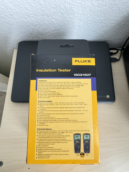 FLUKE 1507 DIGITAL INSULATION RESISTANCE TESTER MFG-2024 NEW SEALED