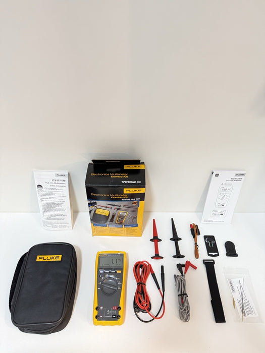 FLUKE 179/EDA2 MULTIMETER COMBO KIT CALIBRATED 2025