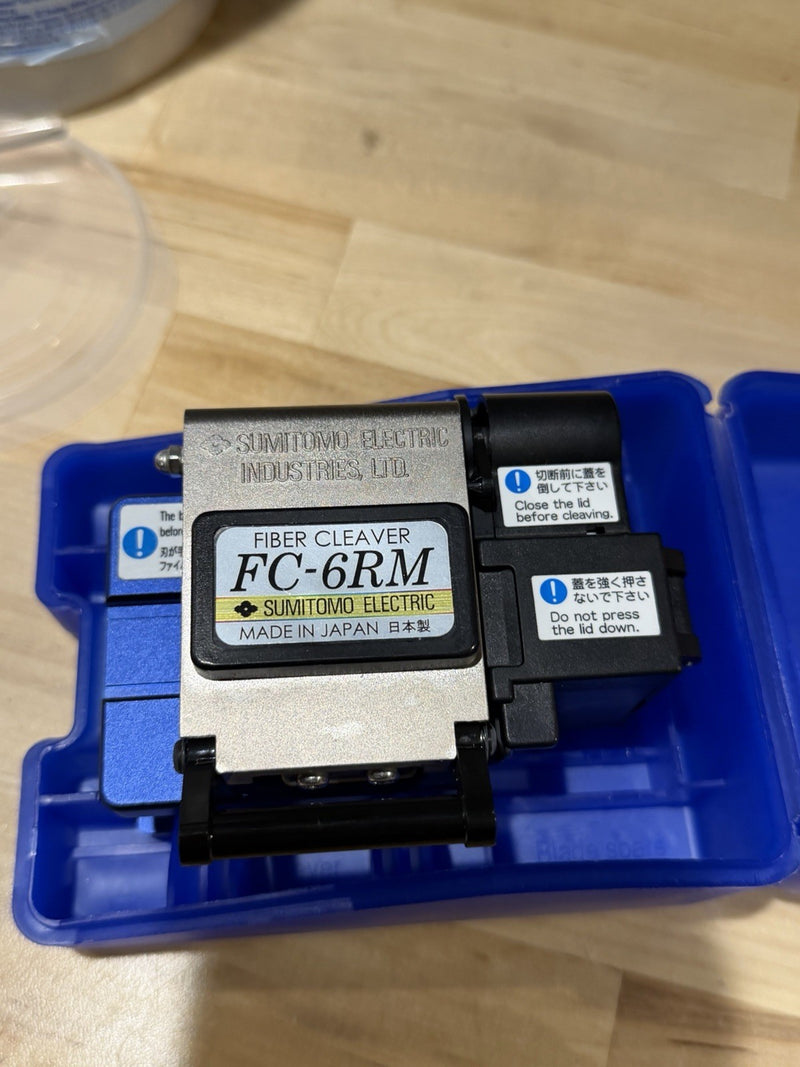 SUMITOMO ELECTRIC TYPE-66 TUFFCAT FUSION SPLICER WITH FC-6RM CLEAVER