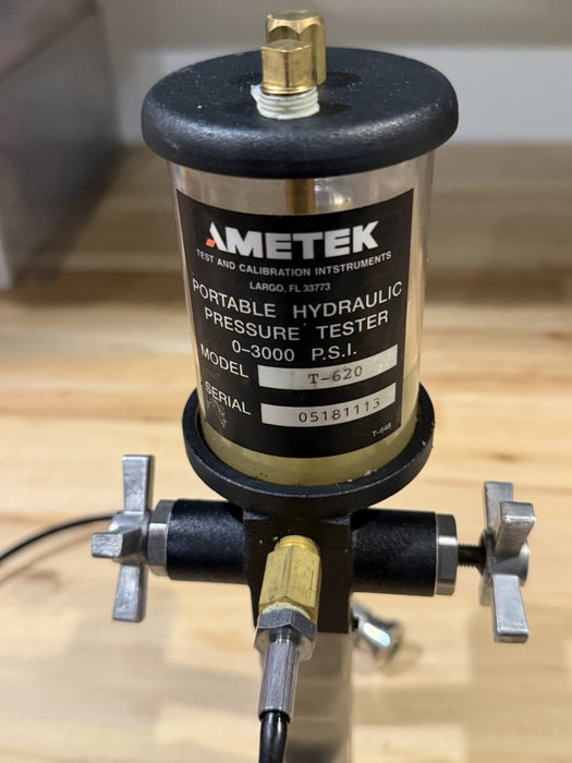 AMETEK T-620 HYDRAULIC PRESSURE TESTER W / HOSE (SHIPS FAST)